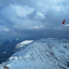 Flugwegposition um 14:00:48: Aufgenommen in der Nähe von Gemeinde Hohentauern, 8785, Österreich in 2675 Meter